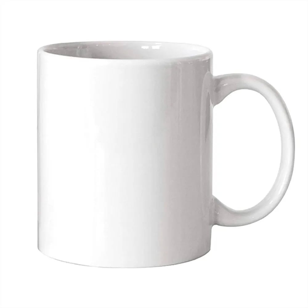Taza De Ceramica Blanca Mug Jarro 310 Ml Grupo Dos