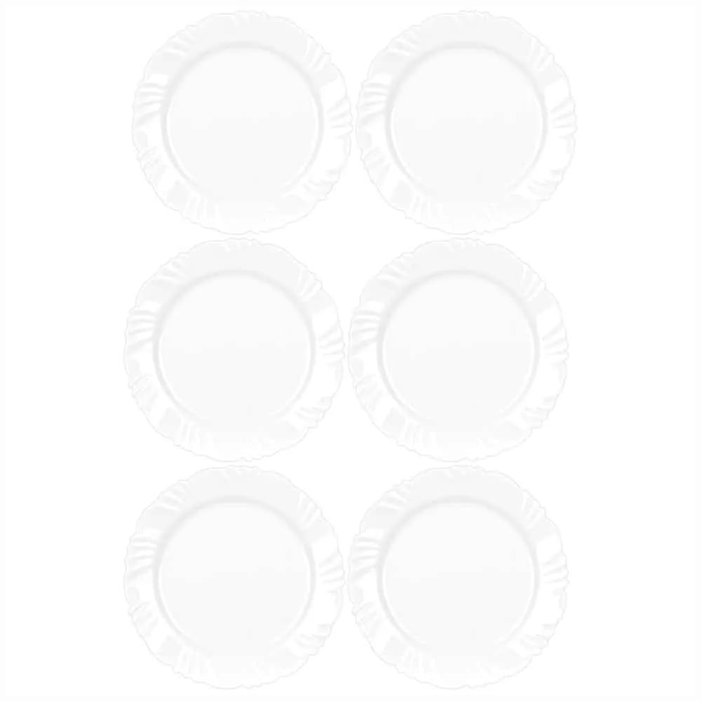 Plato Postre Duralex Opaline Petala 19,5 Cm X6 Unid.