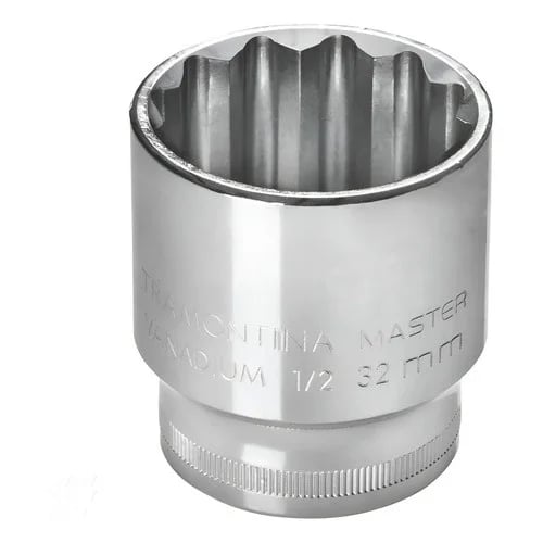 Tubo estriado de acero cromo vanadio Tramontina Master 15 mm encastre de 1/2 pulgada