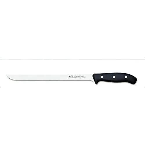 Cuchillo Jamonero 3 Claveles 25 Cm Acero Inoxidable
