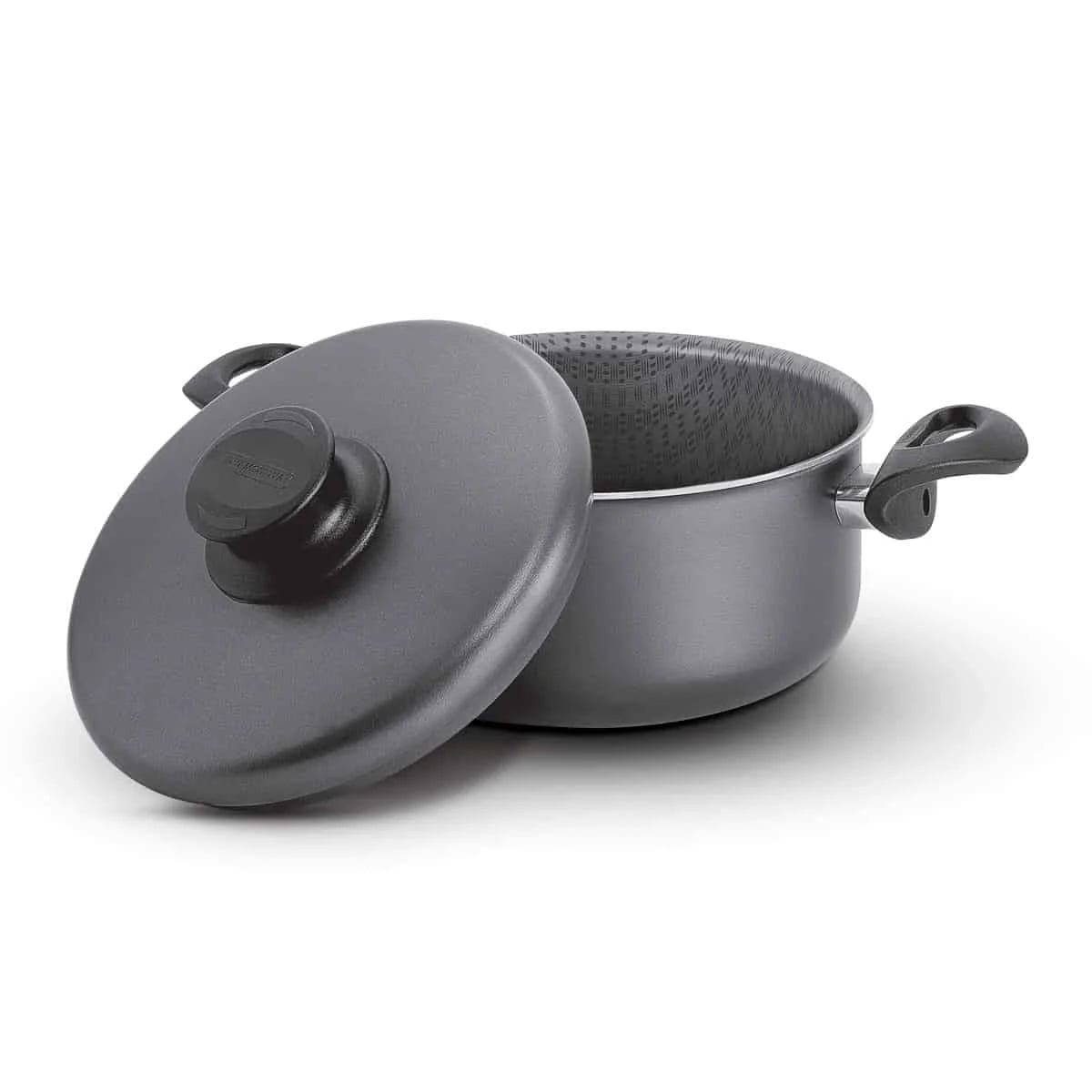 Cacerola antiadherente con tapa de aluminio Tramontina Paris 20 cm 3 L