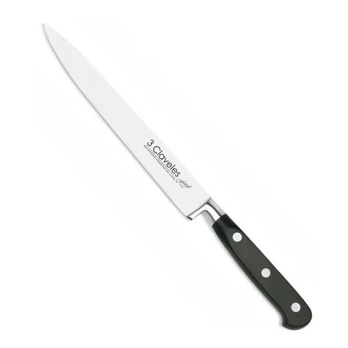 Cuchillo Filetear Forjado 3 Claveles 19 Cm Acero Inoxidable