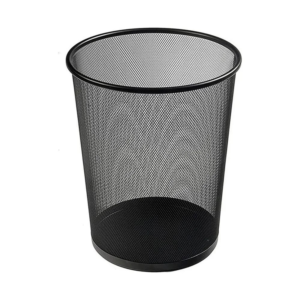 Papelera De Basura Metálica Contenedor De Residuos 23 X 25