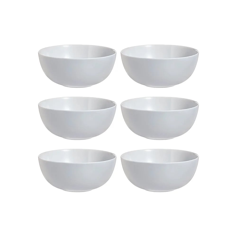 Bowl De Vidrio Compotera 12 Cm Blanco Luminarc X6 Unid