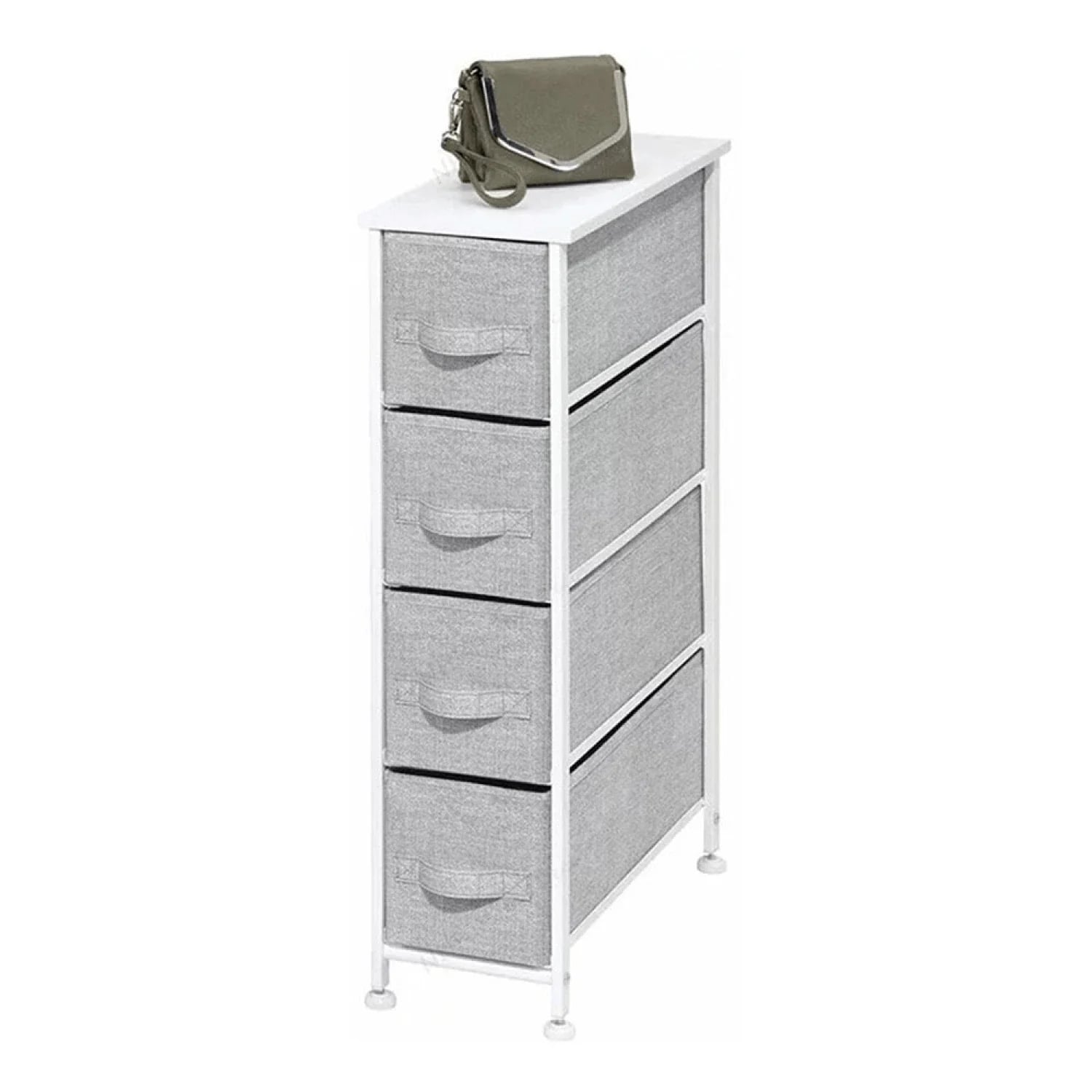 Mueble Organizador Tela Y Acero 4 Cestos Cajones Grupo Dos