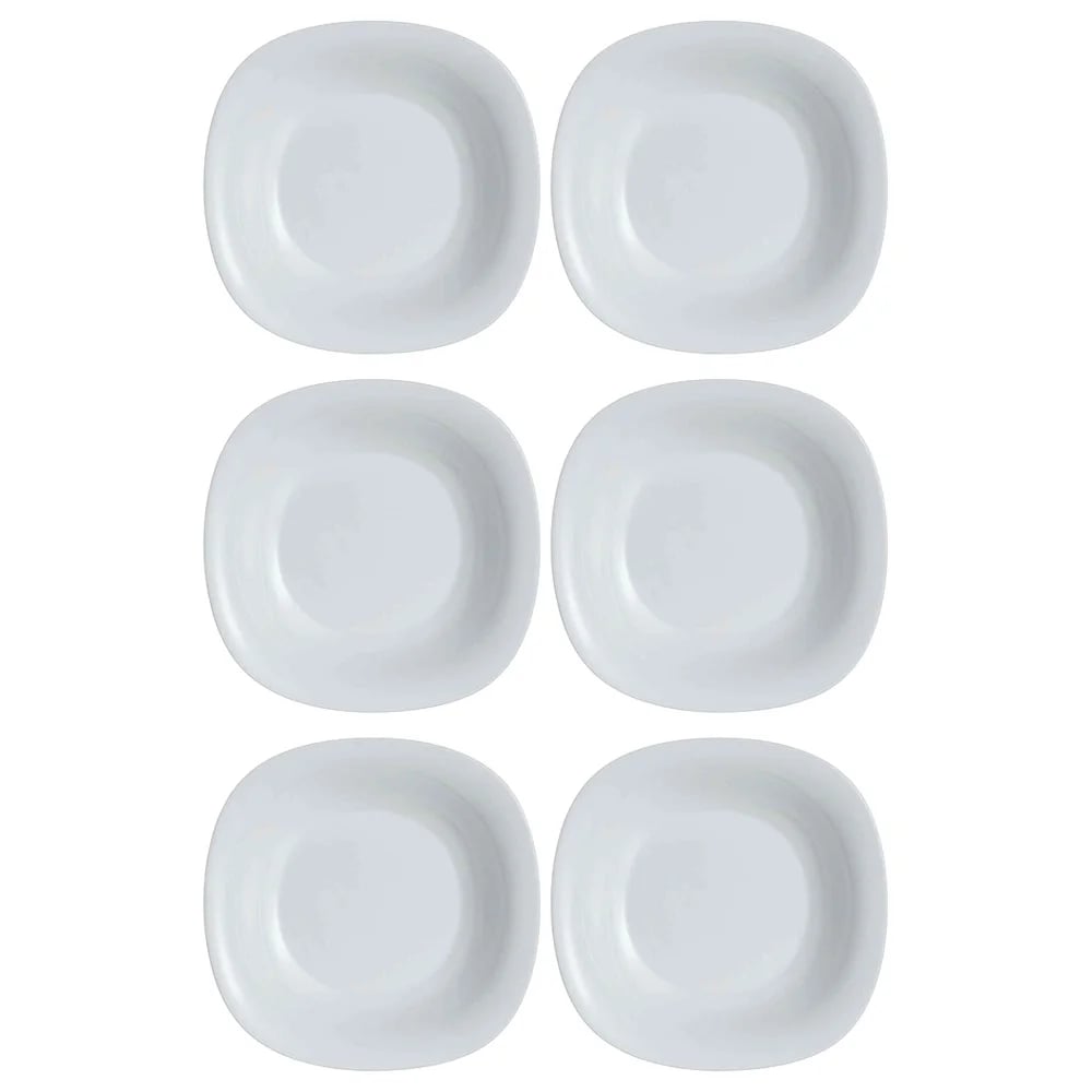 Plato Hondo Vidrio Luminarc 21 Cm Granite Carine X6 Unid