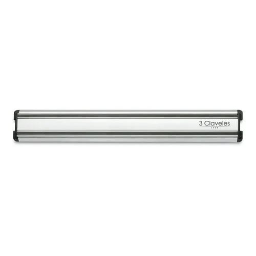 Barra Soporte Magnético 3 Claveles 30 Cm Para Cuchillos