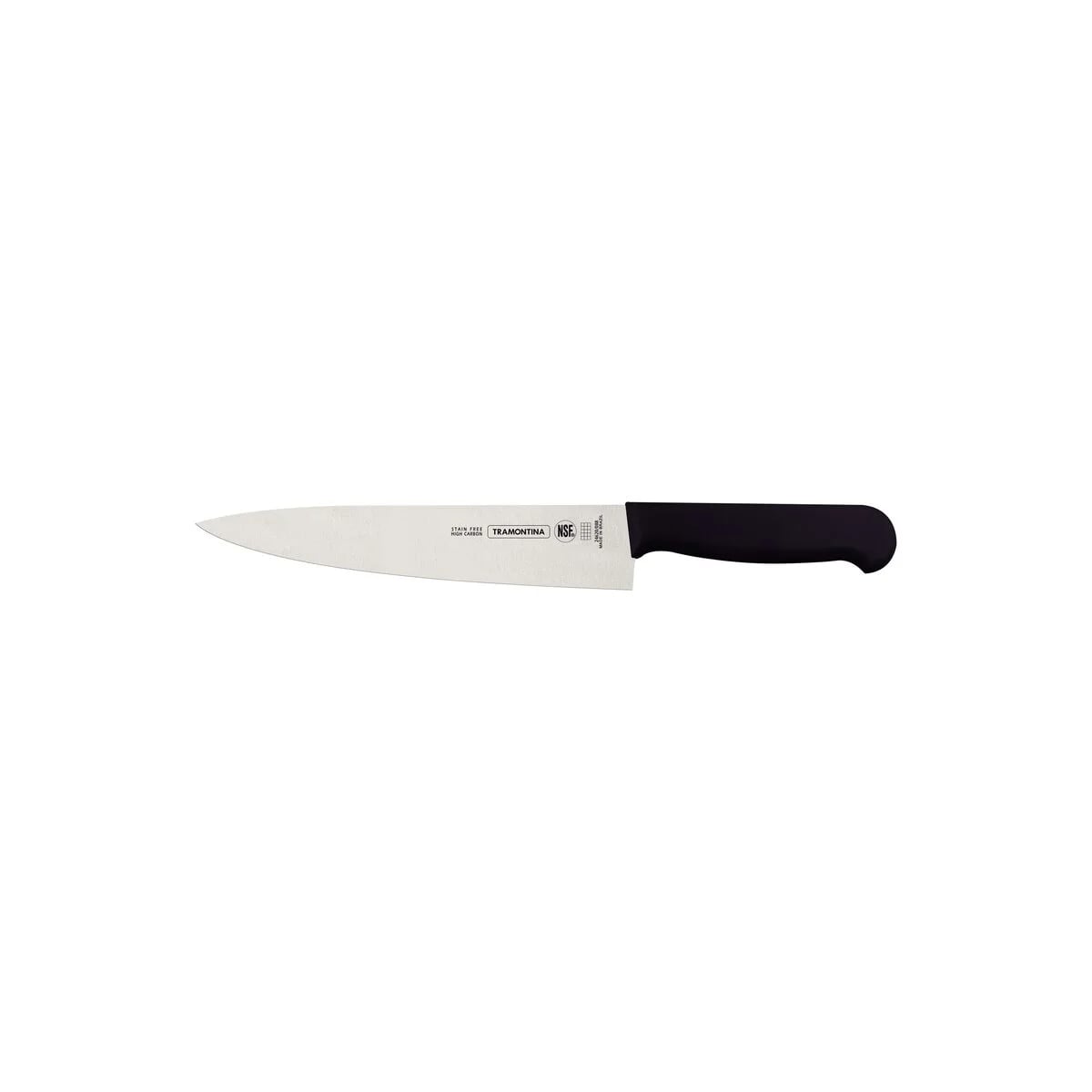 Cuchillo para carne Tramontina Profissional Master de acero inoxidable 8 pulgadas con mango negro