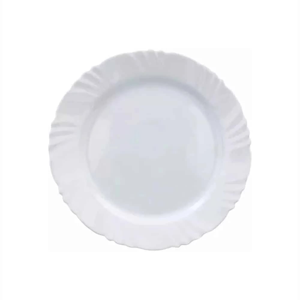 Plato Llano Duralex Opaline Petala 25,5 Cm