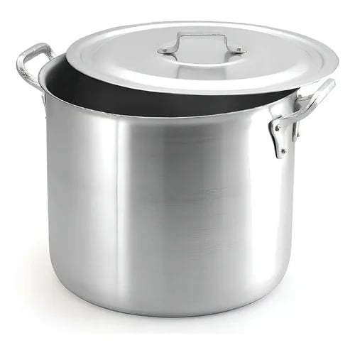 Olla Gigante Aluminio Oliveira 68 L 45x42 Cm Asas Remachadas