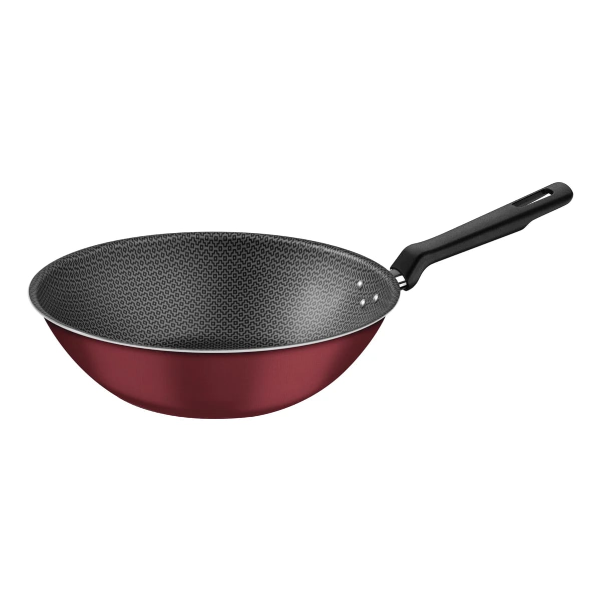Wok antiadherente Tramontina Loreto 28 cm 3.6 L rojo