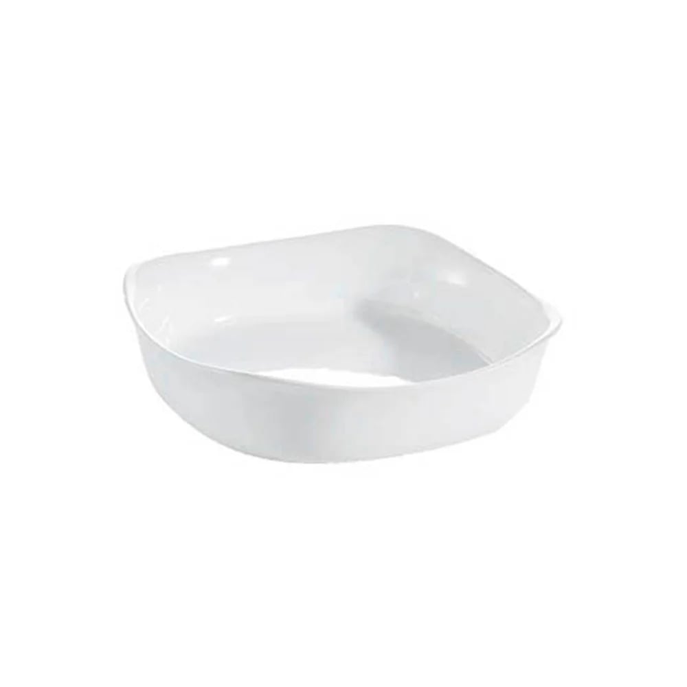 Fuente De Vidrio Cuadrada Asadera Luminarc 20 Cm Cuisine