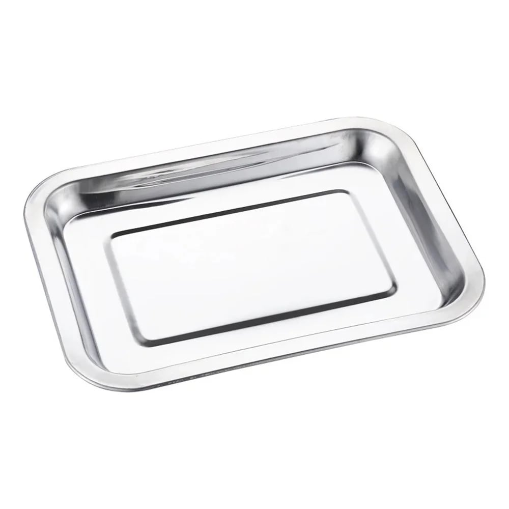 Asadera De Acero Fuente Inoxidable 39x29cm Para Horno