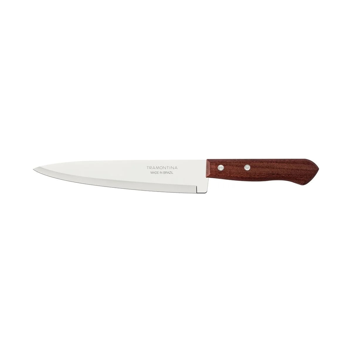 Cuchillo de cocina y pescado Tramontina Dynamic de acero inoxidable 8 pulgadas con mango de madera