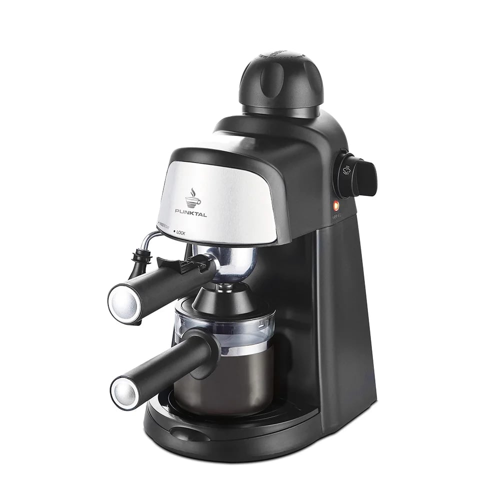 Cafetera Punktal Pk-213 Caf Semi Automática Negra Expreso