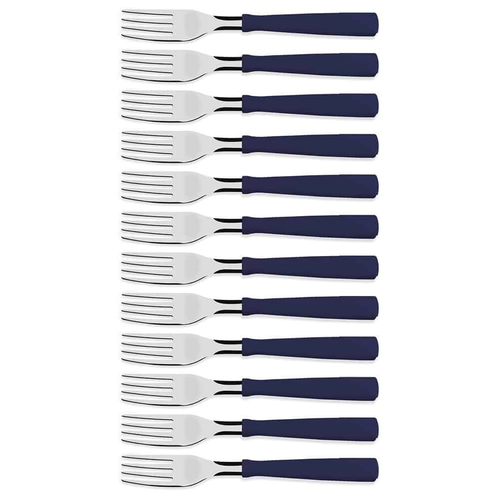 Tenedores de mesa Tramontina New Kolor pack de 12 unidades