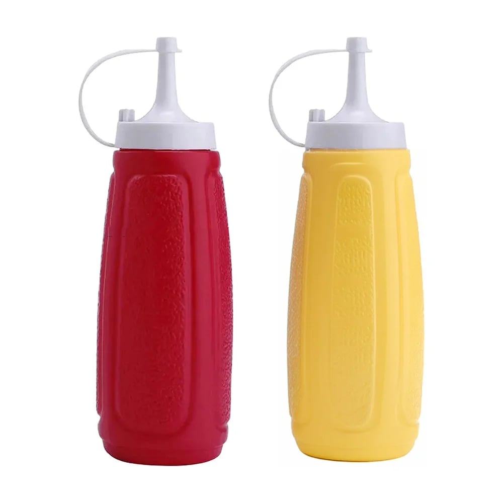 Dispensador De Salsas Pomo Salsero Mostacero Para Mayonesa