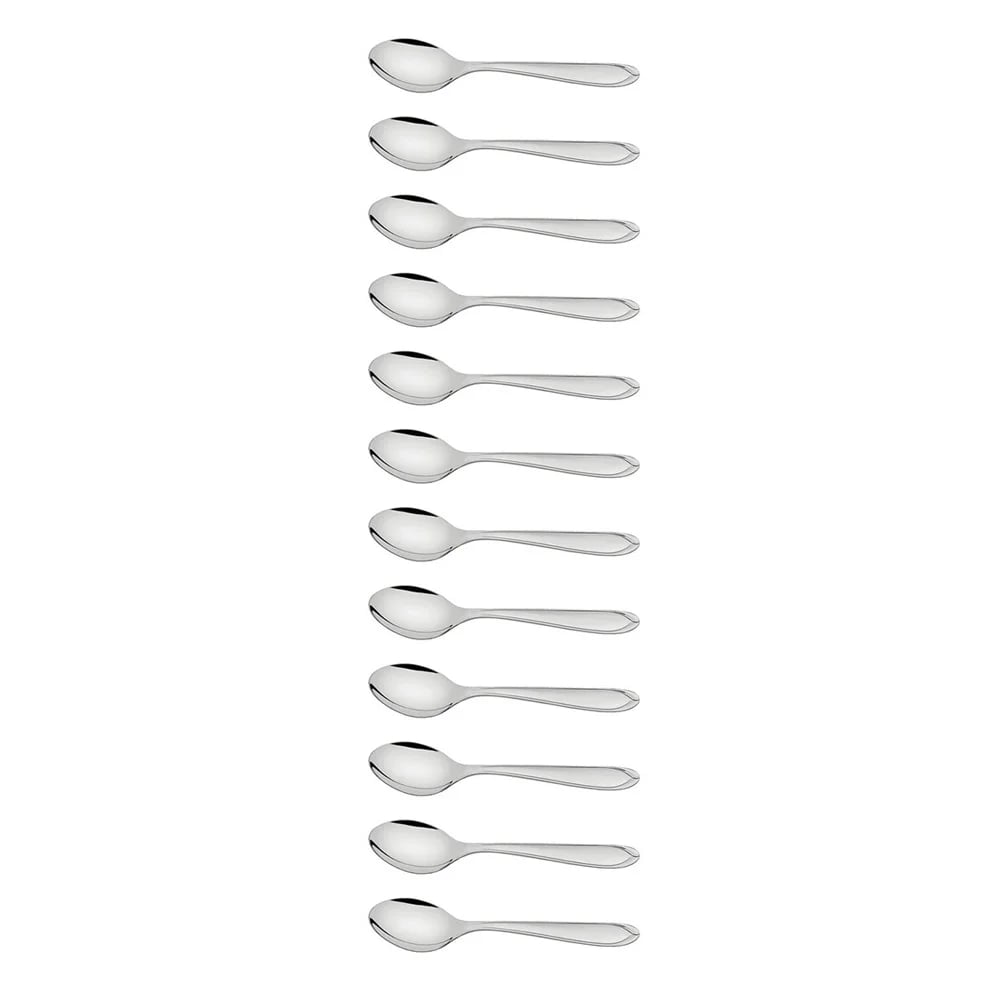 Cucharas de café Tramontina Laguna de acero inoxidable pack de 12