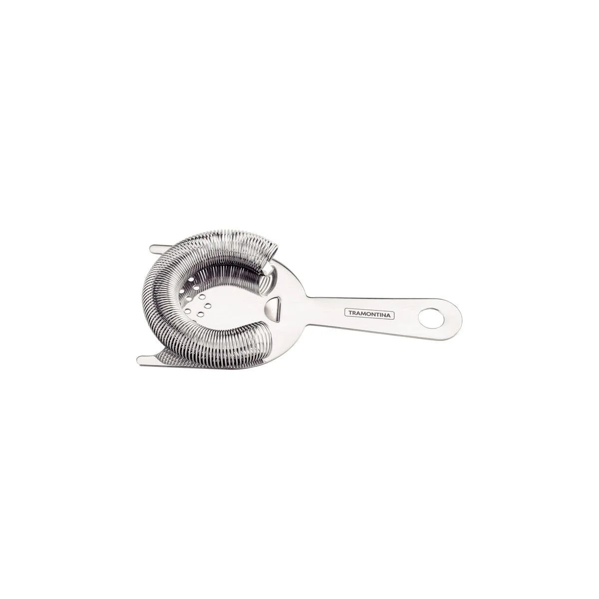 Colador strainer de acero inoxidable con resorte Tramontina 16 cm para coctelería