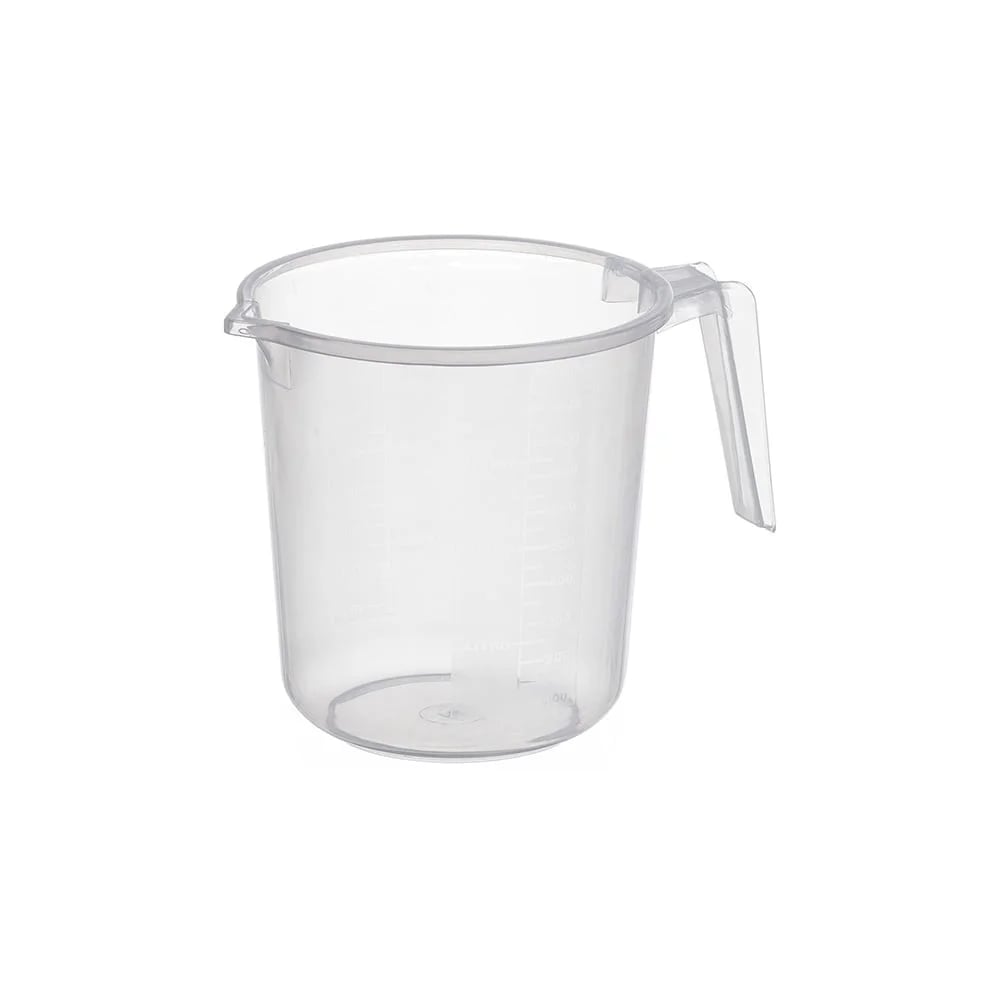 Jarra Medidora De Plastico 1000 Ml Graduada Transparente
