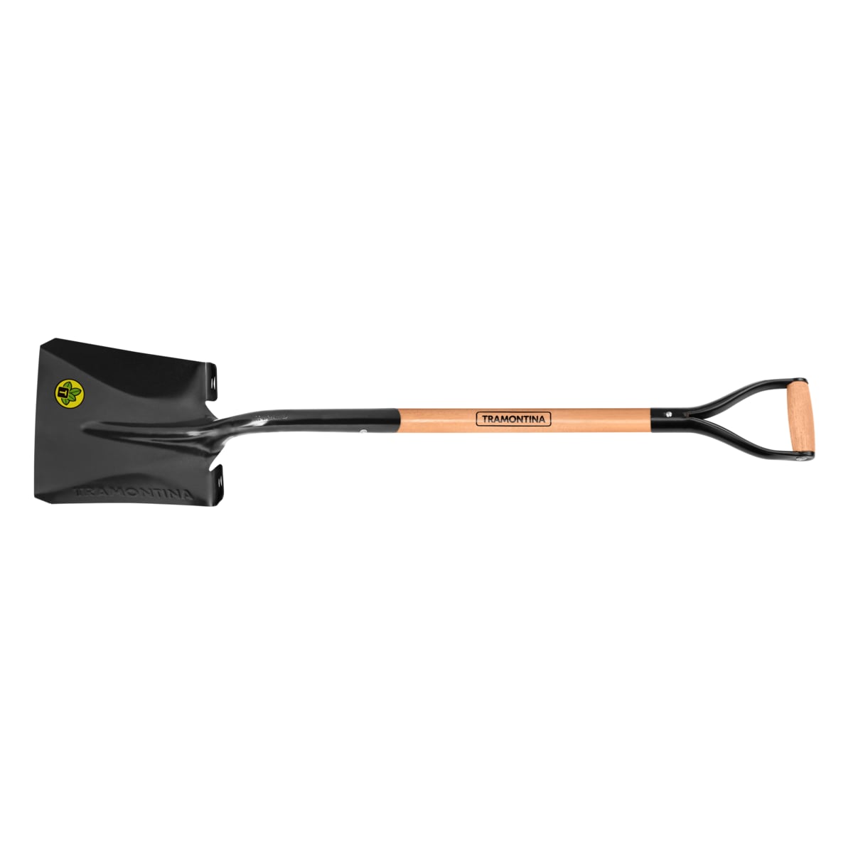 Pala cuadrada Tramontina 417/20 con mango de madera 74 cm