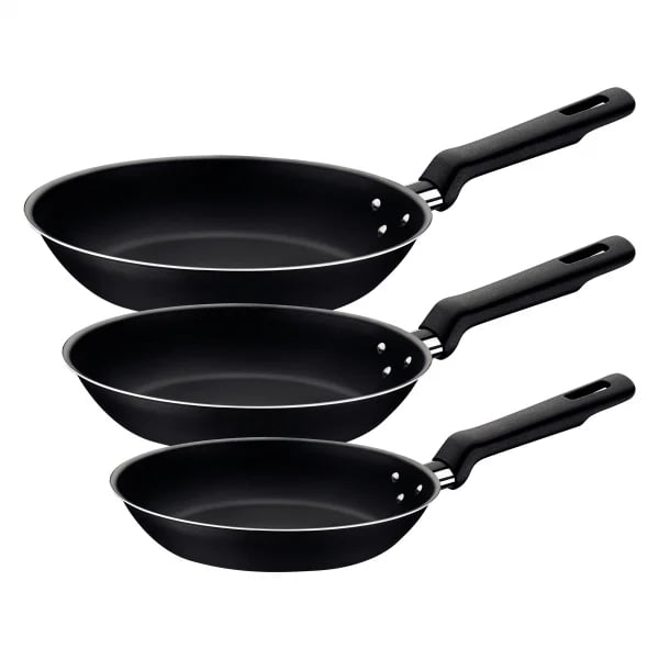 Juego de sartenes Tramontina grafito 20 24 28 cm 3 piezas