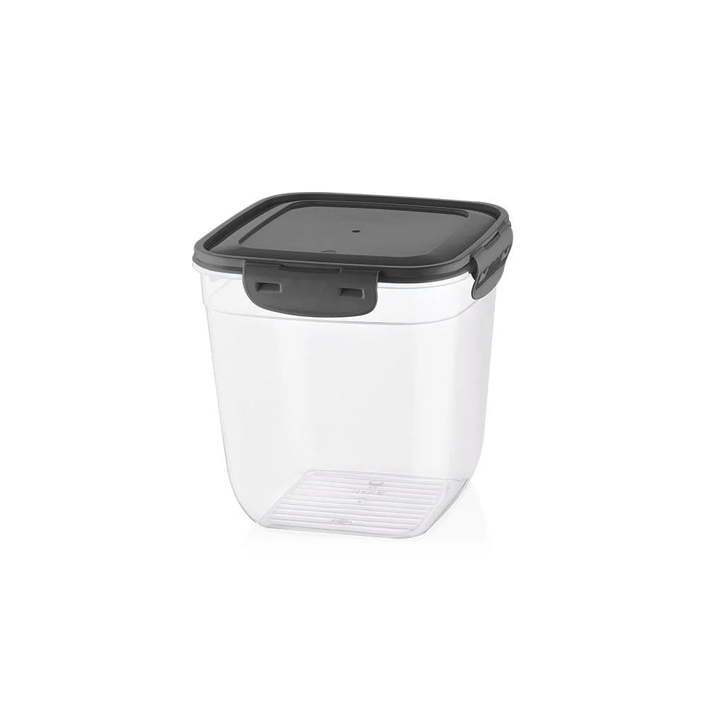 Tupper Plastico Contenedor Cuadrado Hermetico 1100 Ml Bager