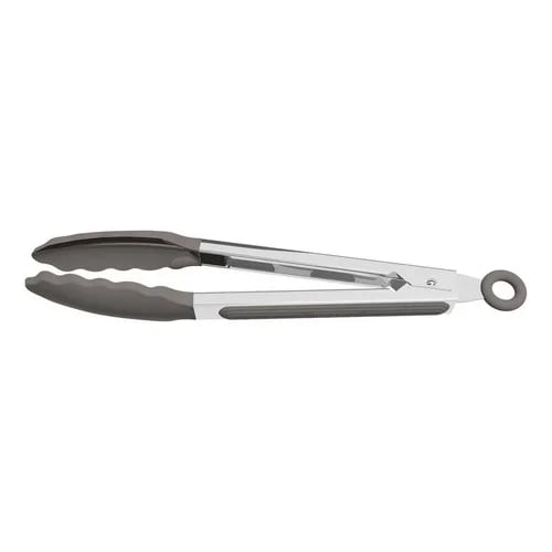 Pinza multiuso de silicona y acero inoxidable Tramontina Softta 27 cm gris