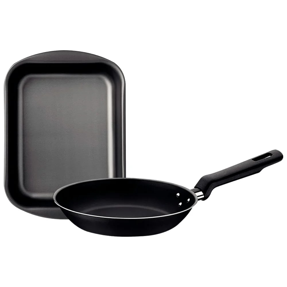 Juego de sartén Loreto 20 cm y asadera Brasil 22 cm Tramontina 2 piezas
