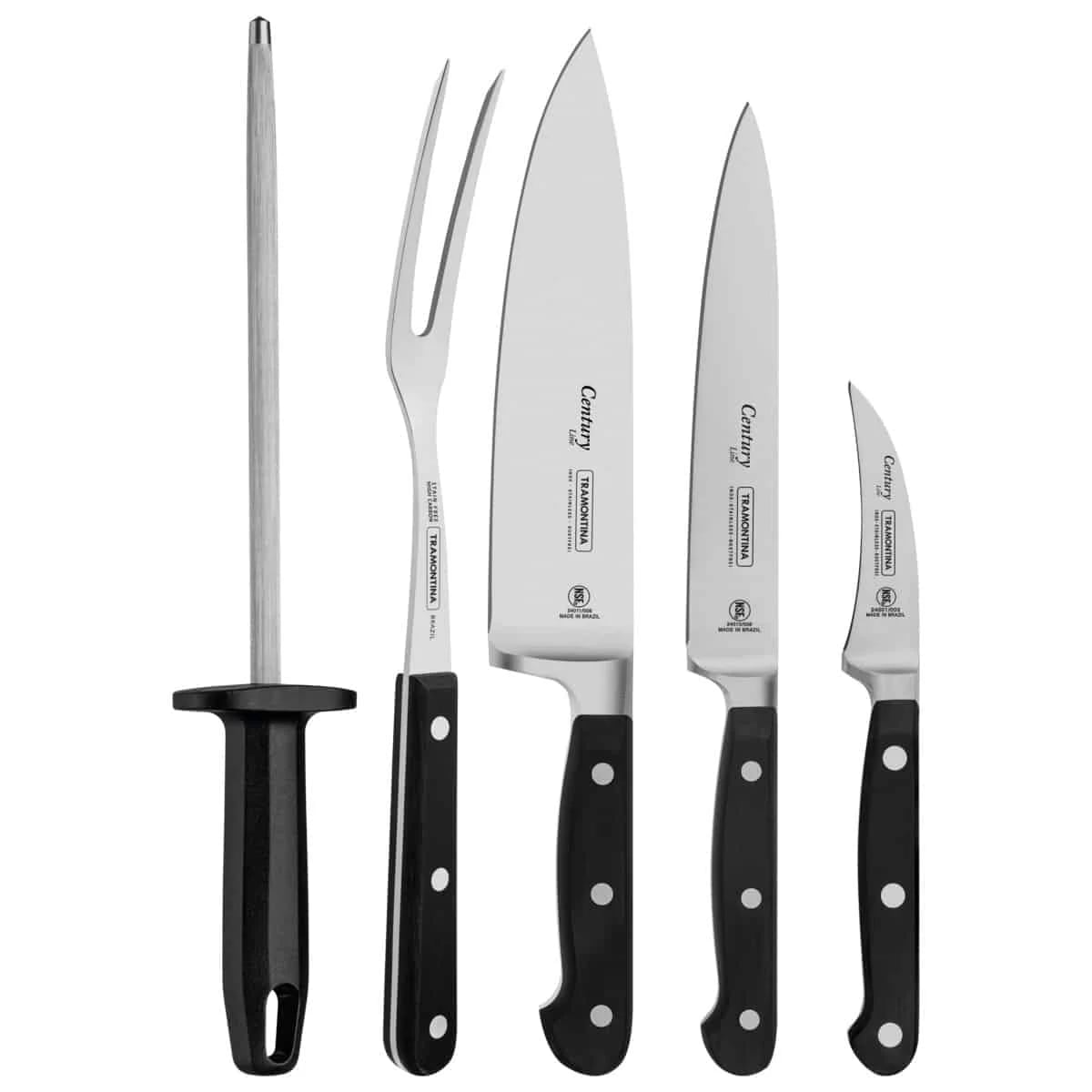 Juego para chef con estuche Tramontina Century 6 piezas