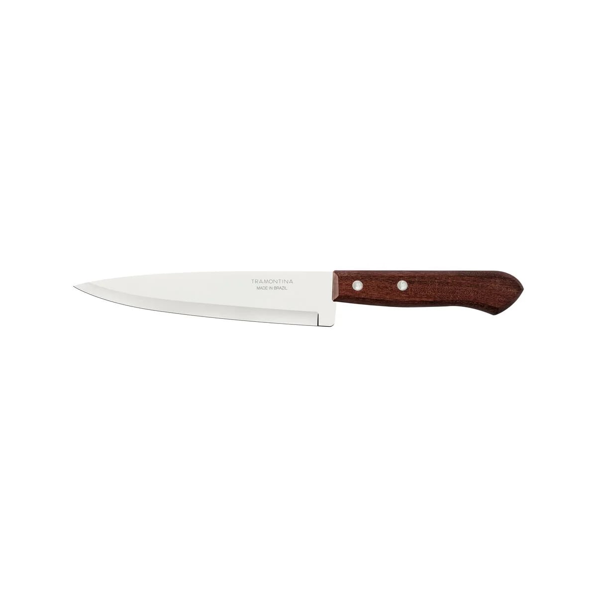 Cuchillo de cocina y pescado Tramontina Dynamic de acero inoxidable 7 pulgadas con mango de madera