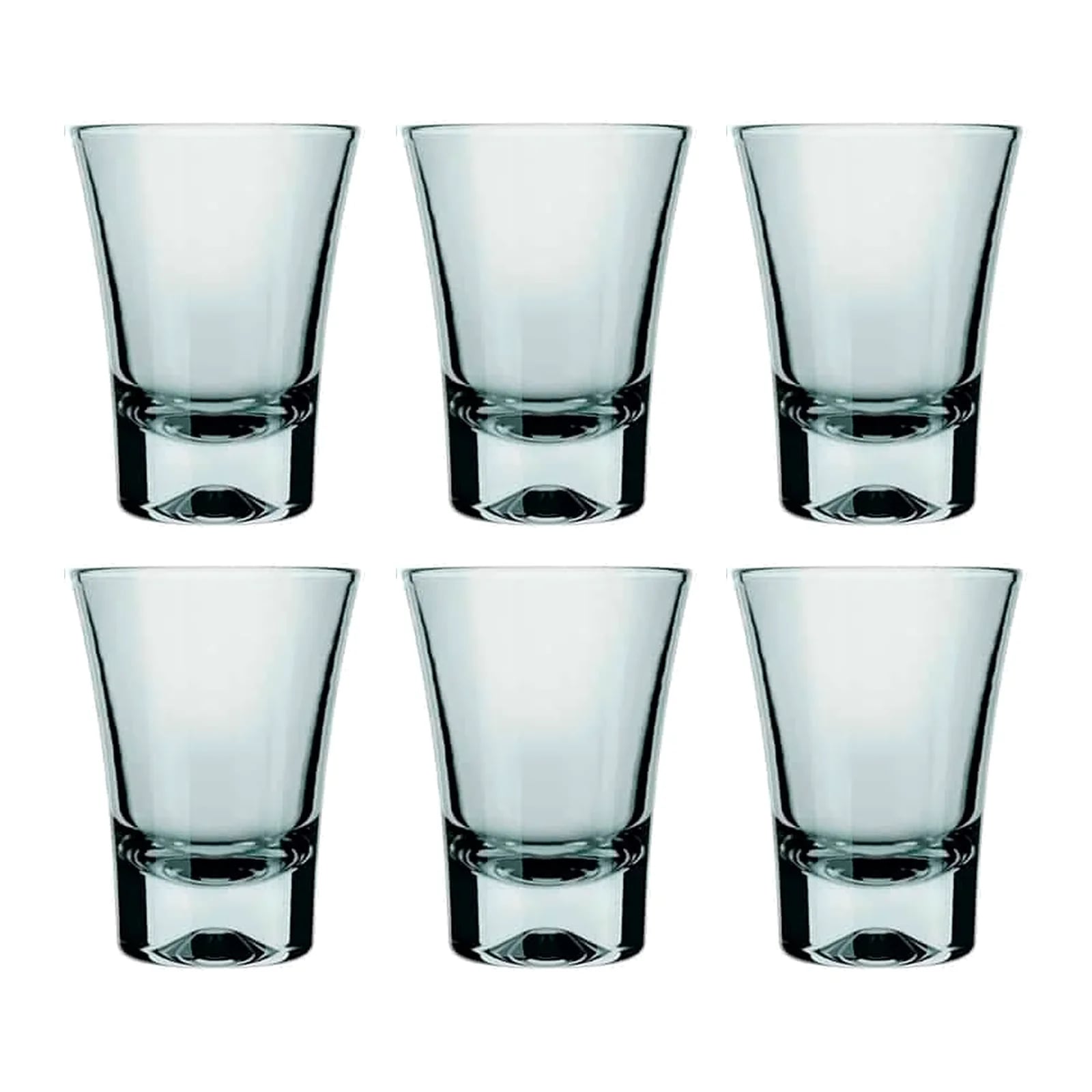 Vaso shot Nadir Olé de vidrio 60 ml — Pack x 6