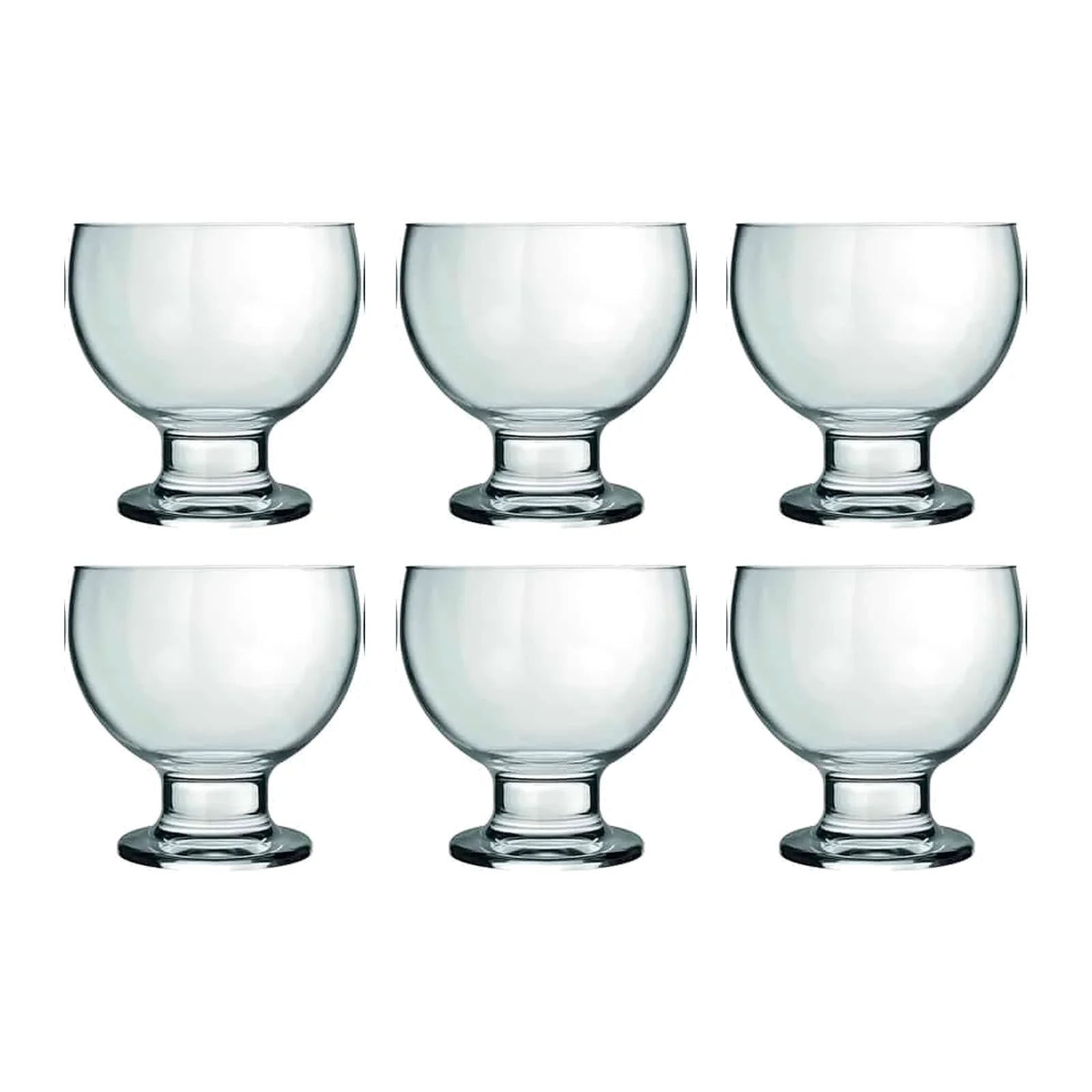 Copa de postre Nadir Paulista de vidrio 400 ml — Pack x 6