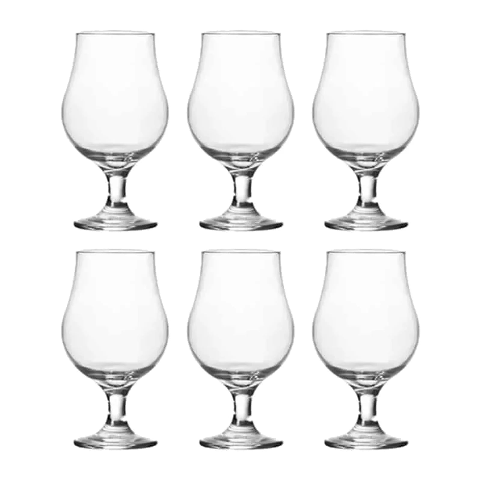 Copa de cerveza Nadir Dublin de vidrio 400 ml — Pack x 6