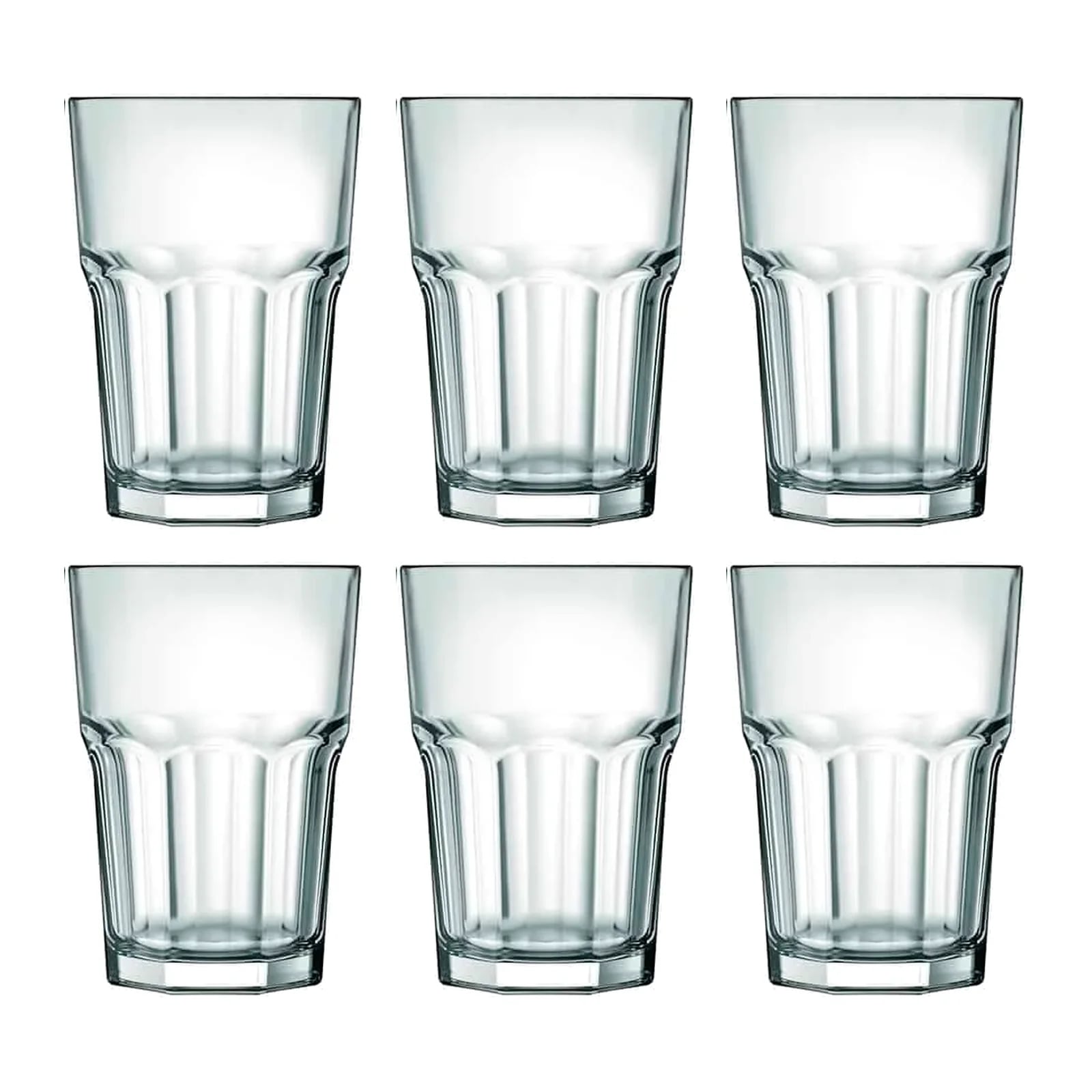 Vaso Nadir Bristol de vidrio 410 ml — Pack x 6
