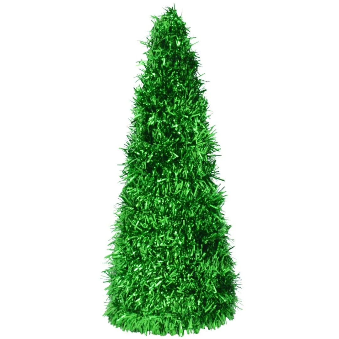 Mini árbol navideño verde 25 × 9 cm