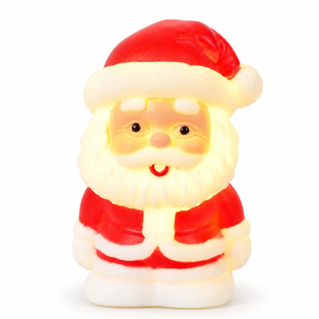 Mini Papá Noel con luz 8 cm