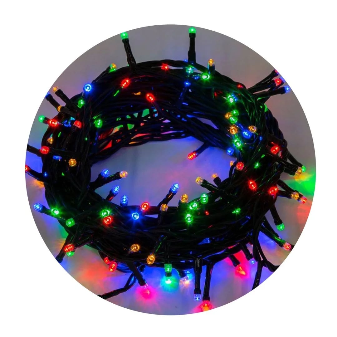Luz de Navidad multicolor 4,5 m