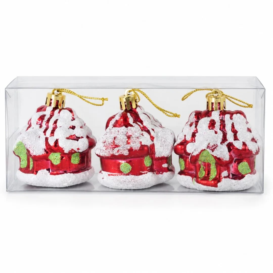 Adorno colgante de Navidad — Pack x 3