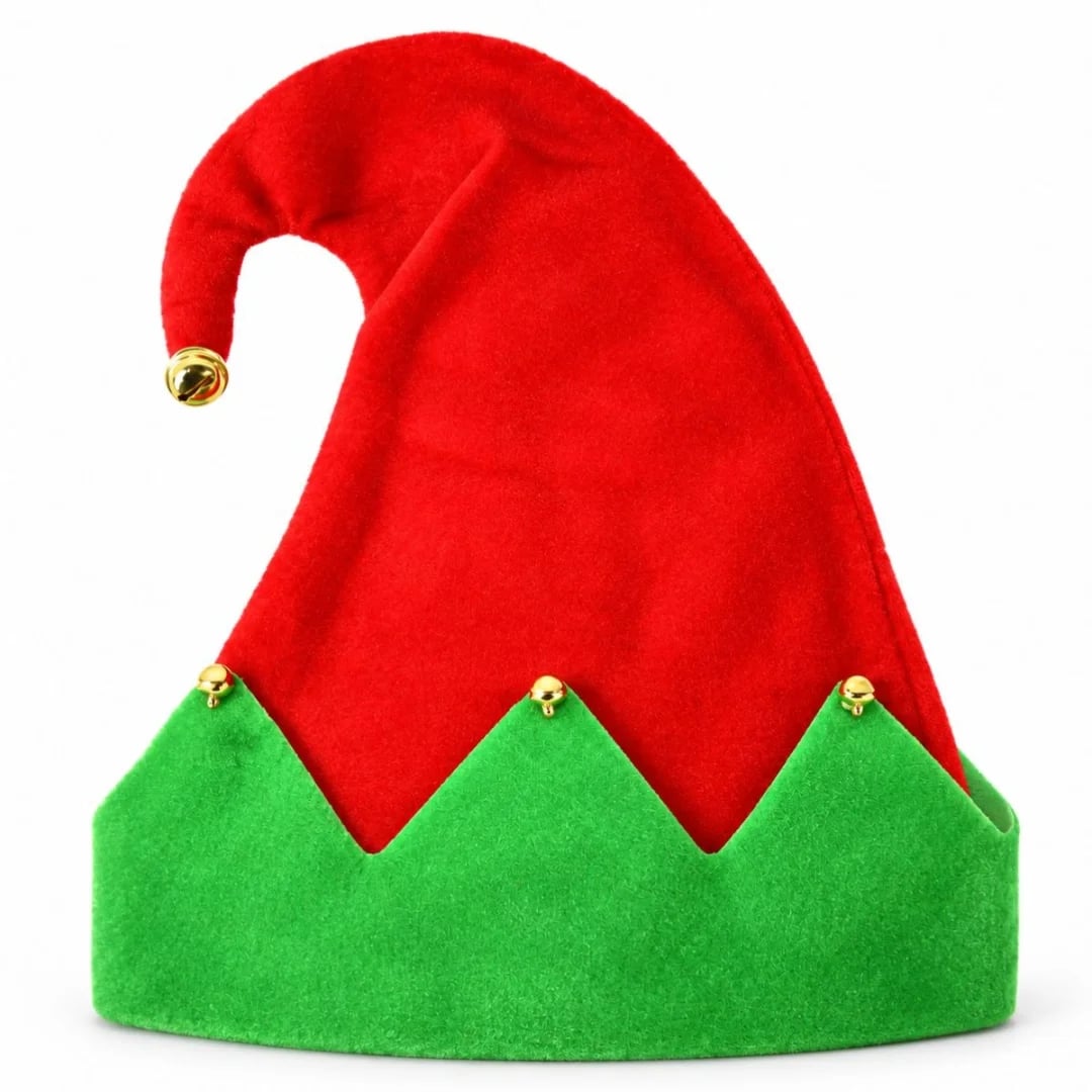 Gorro de Navidad con cascabel 35 × 29 cm