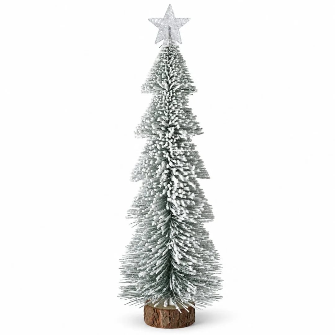 Mini arbol de Navidad nevado 41 cm