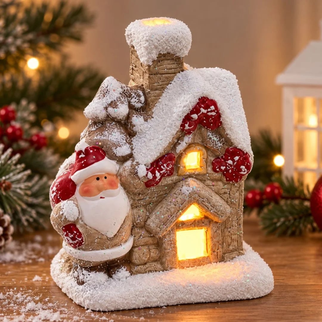 Adorno Navideño con luz 13 × 10 cm