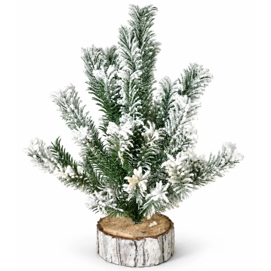 Mini arbol de Navidad nevado 30 cm