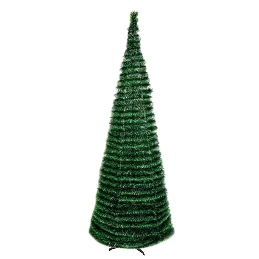 Árbol de Navidad espiral plegable 130 cm