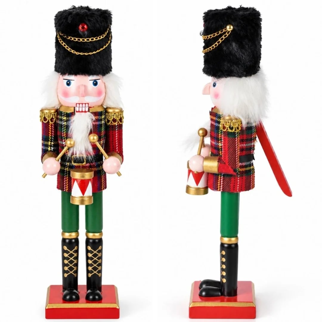 Cascanueces Navideño de madera 30 cm