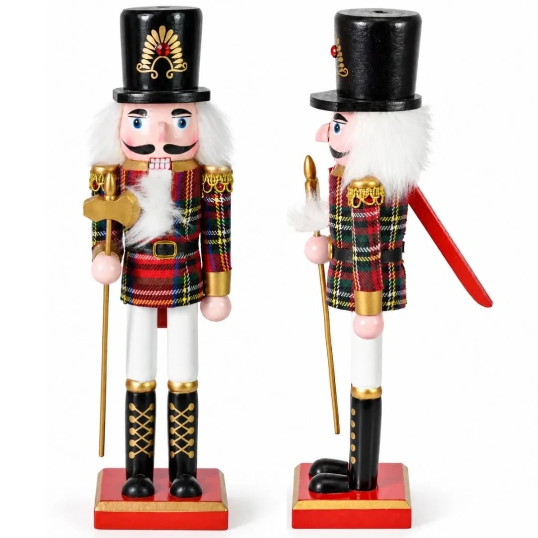 Cascanueces Navideño de madera 30 cm