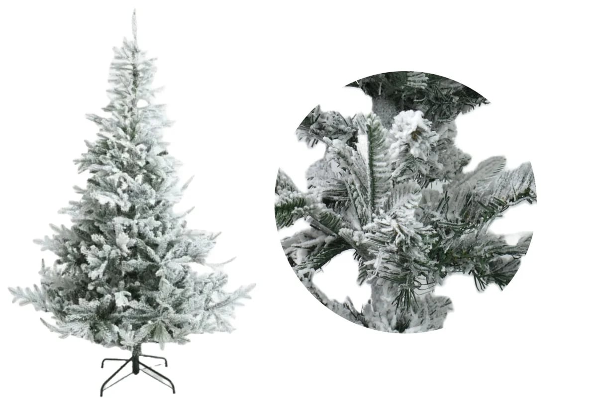 Árbol de Navidad nevado 150 cm
