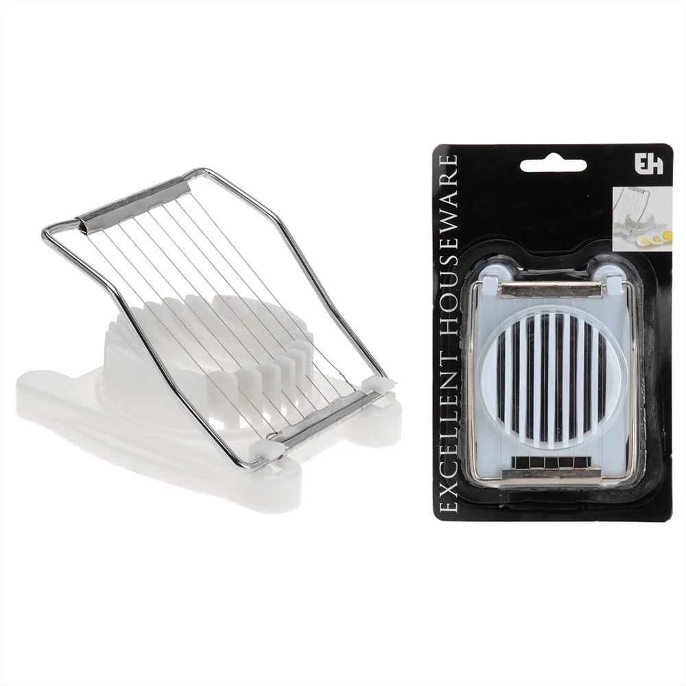 Cortador De Huevo Plastico Con Acero Acero Inoxidable