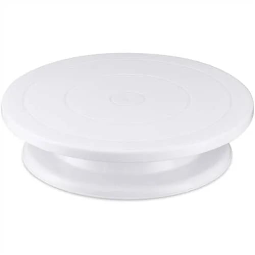 Plato Giratorio Con Pie Para Tortas Reposteria 28 Cm