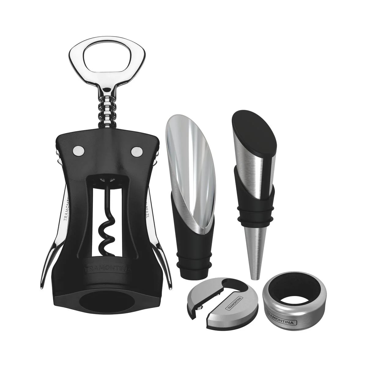 Juego de accesorios para vino Tramontina Harmoniza 5 piezas